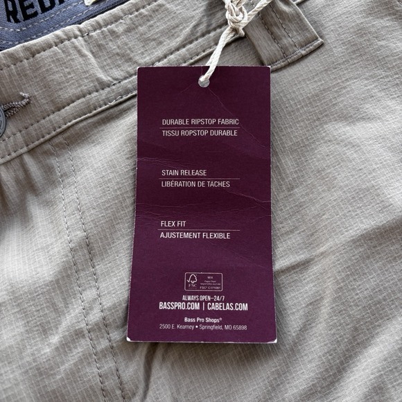 RedHead Ripstop Cargo Pants Mens 44x34 Khaki Flex Fit NWT - Picture 5 of 14